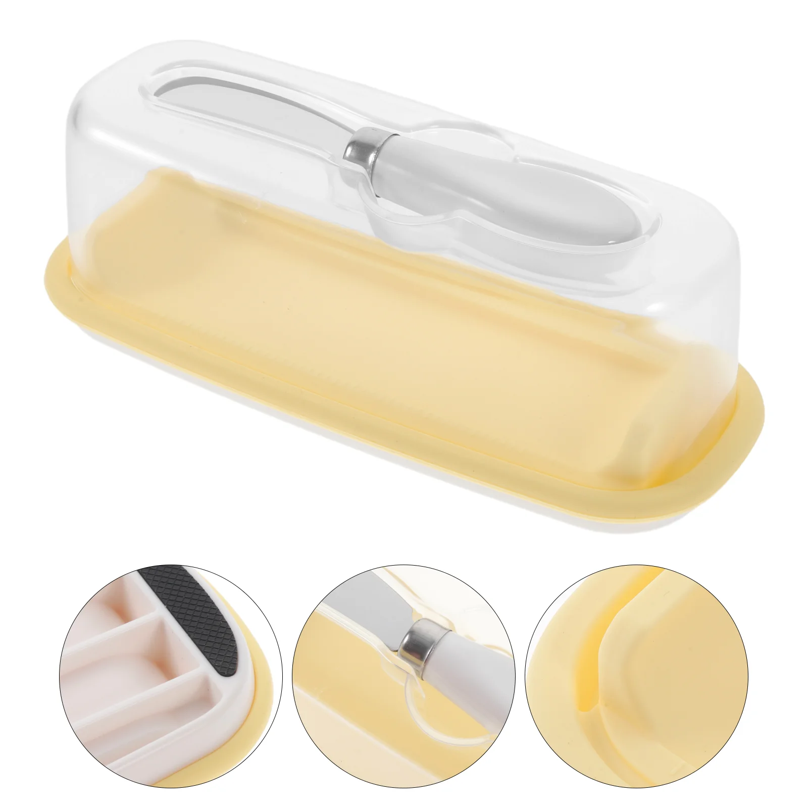 

Candy Dish Butter Box Cutlery Trays Cheese Holder for Refrigerator Storage Container