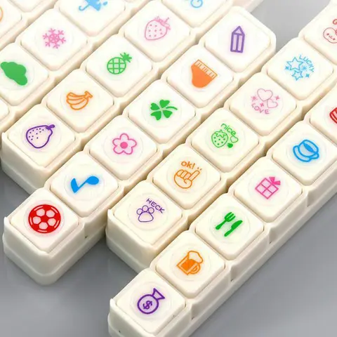 6 개/대 크리 에이 티브 셀프 잉크 보상 스탬프 Kawaii Press Inkpad 스탬프 어린이를 격려 DIY Art Crafts 편지지 사무용품