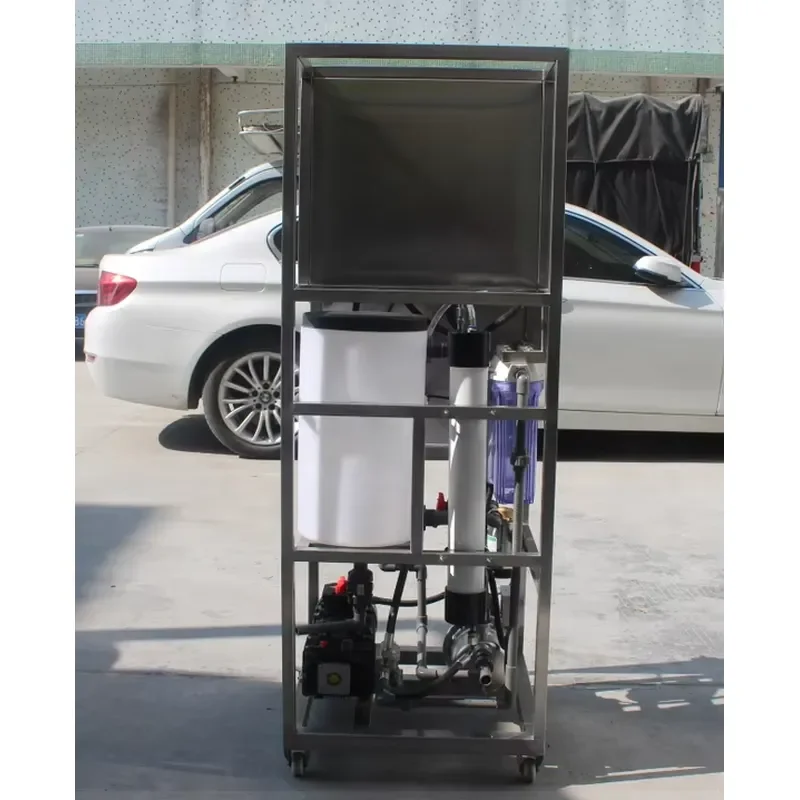 500 Liter Movable Salt Desalination Plant Ro Seawater Treatment System/mini Seawater Desalination Machine Plant on Boat