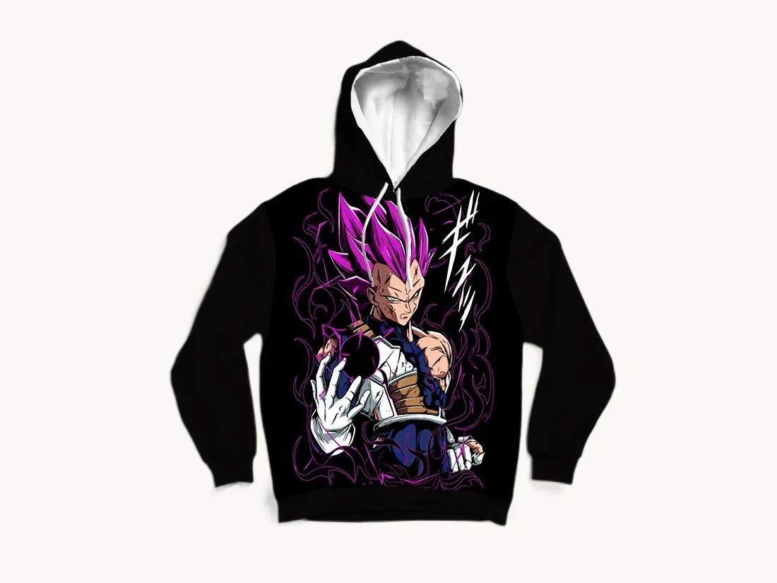 

Anime Dragon Ball Demon Slayer Blade Spell Battle Back 3D Printed Autumn/Winter Street Large Hoodies for Adults and Children