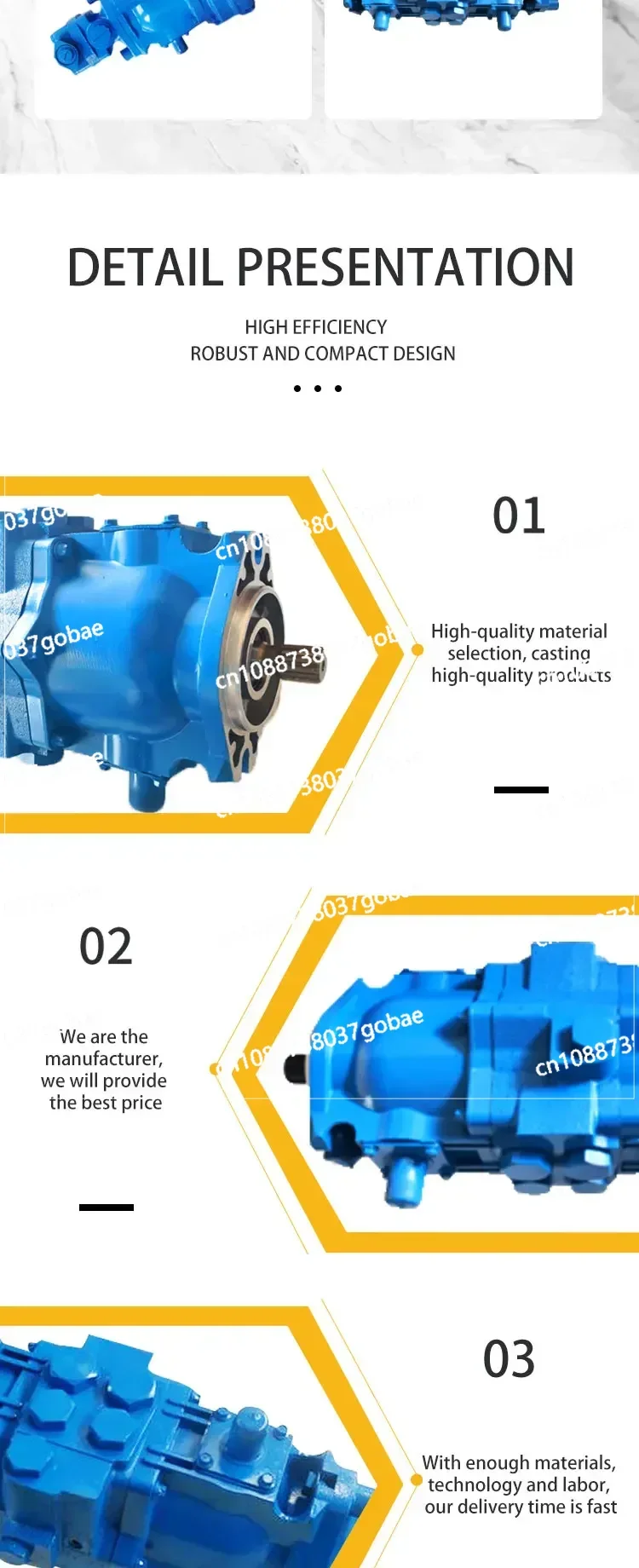 Good Price TA1919 V10 MFE19 PVE21 Hydraulic Axial Piston Pumps