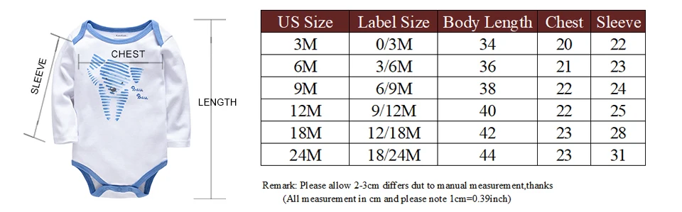 2023 3 Pcs/lot Baby Boy Clothes 100% Cotton Long Sleeve 0-24 Months Cartoon Design O-Neck Newborn Costume