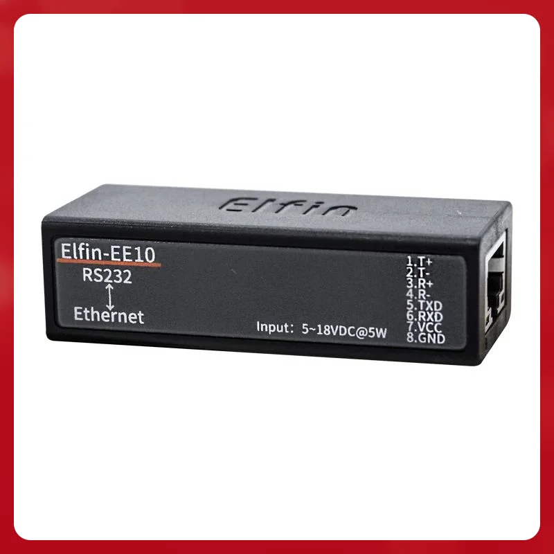 Porta seriale di alta moda da RS232 a porta seriale Ethernet Supporto server dispositivo TCP/IP Telnet Modbus Protocollo TCP EE10