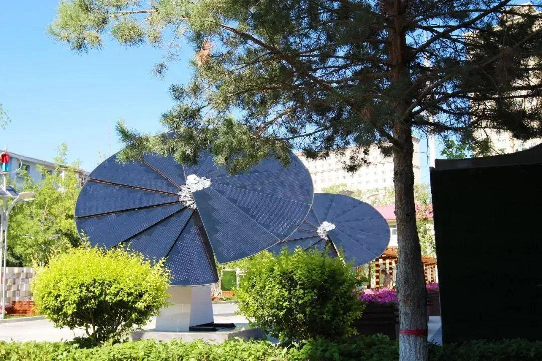 Single-axis/dual-axis/triaxial photovoltaic sunflower new large tree solar panel system