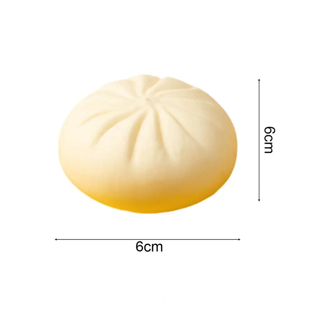 Relieve Stress Toy  Funny Food Buns Anti-stress Toy  Mini Stress Relief Toy