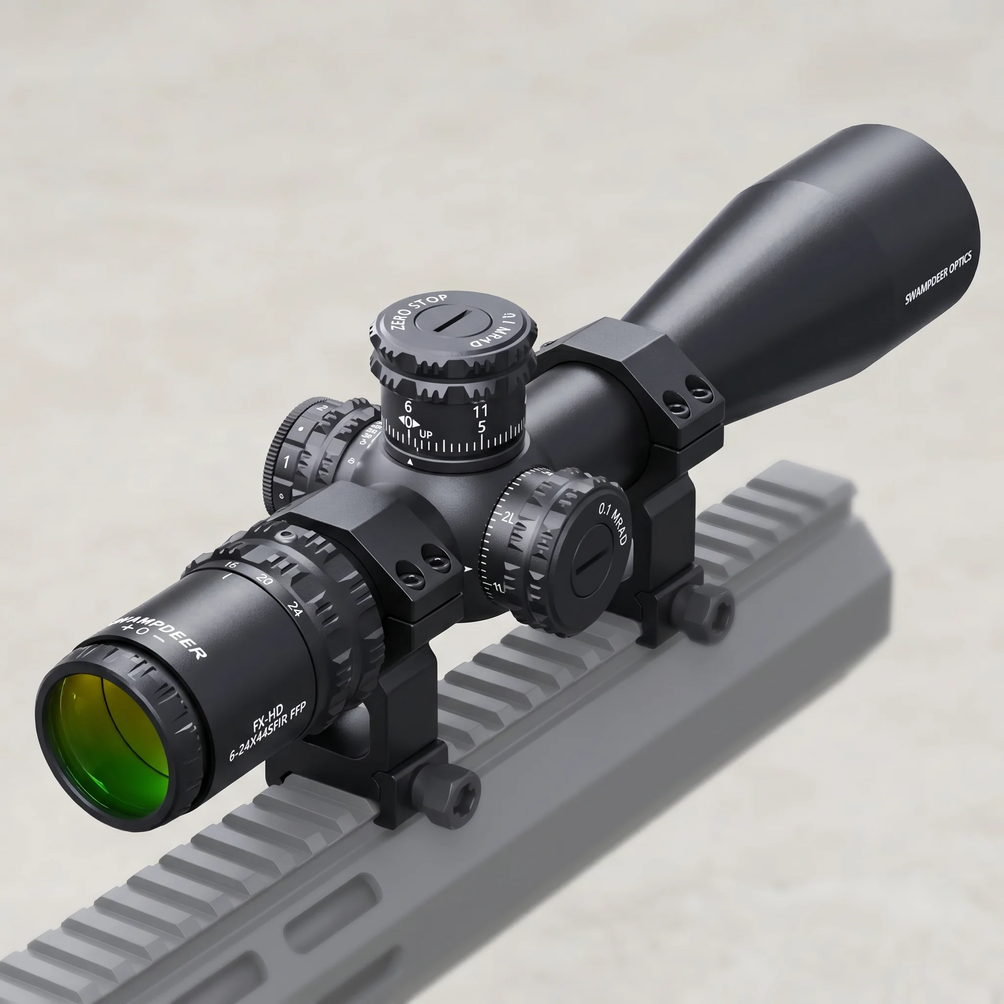SWAMPDEER FXHD ZERO STOP 6-24X SFIR FFP Tactical Rifle Scope Hunting Accessories And Equipment Shooting Gear Riflescope For Ar15 5