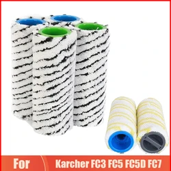 For Karcher FC3 FC5 FC7 Vacuum Cleaner Accessories Stone Roller Brush Microfiber Washable Wet Dry Brush Parts Replacement