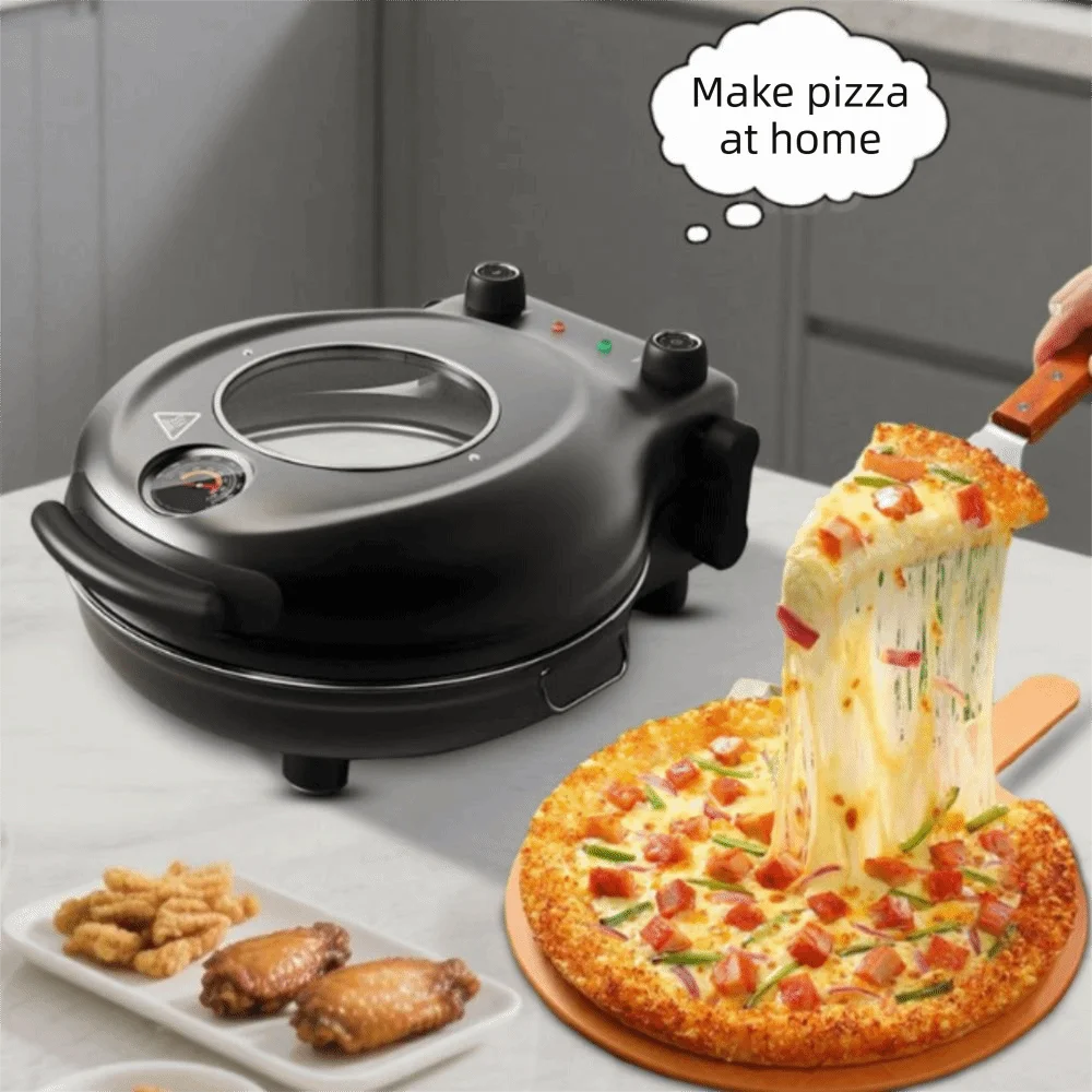 New Electric Pizza Maker Heating Double-Sided Electric Griddle EU Plug Household Pizza Oven Kitchen