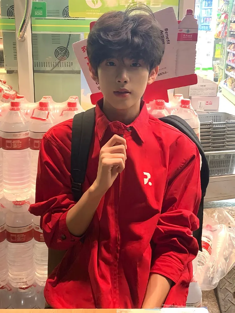 

Красный American Ma Pilot Jaet Мужская модная верхняя одежда Cleanfit Повседневная винтажная ветрозащитная молния на молнии