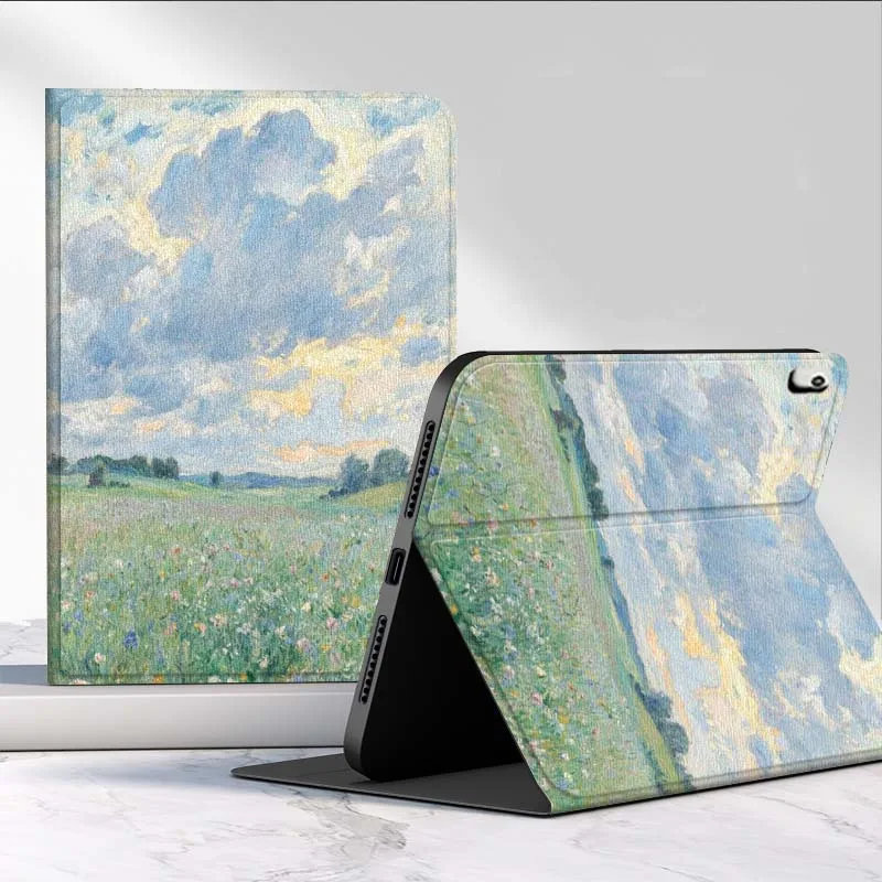 

Чехол для планшета Huawei MediaPad MatePad Pro Air 12 X T5 T10S M6 M5 C5e SE 11 11.5 10.4 дюйма с дизайном в стиле масляной живописи