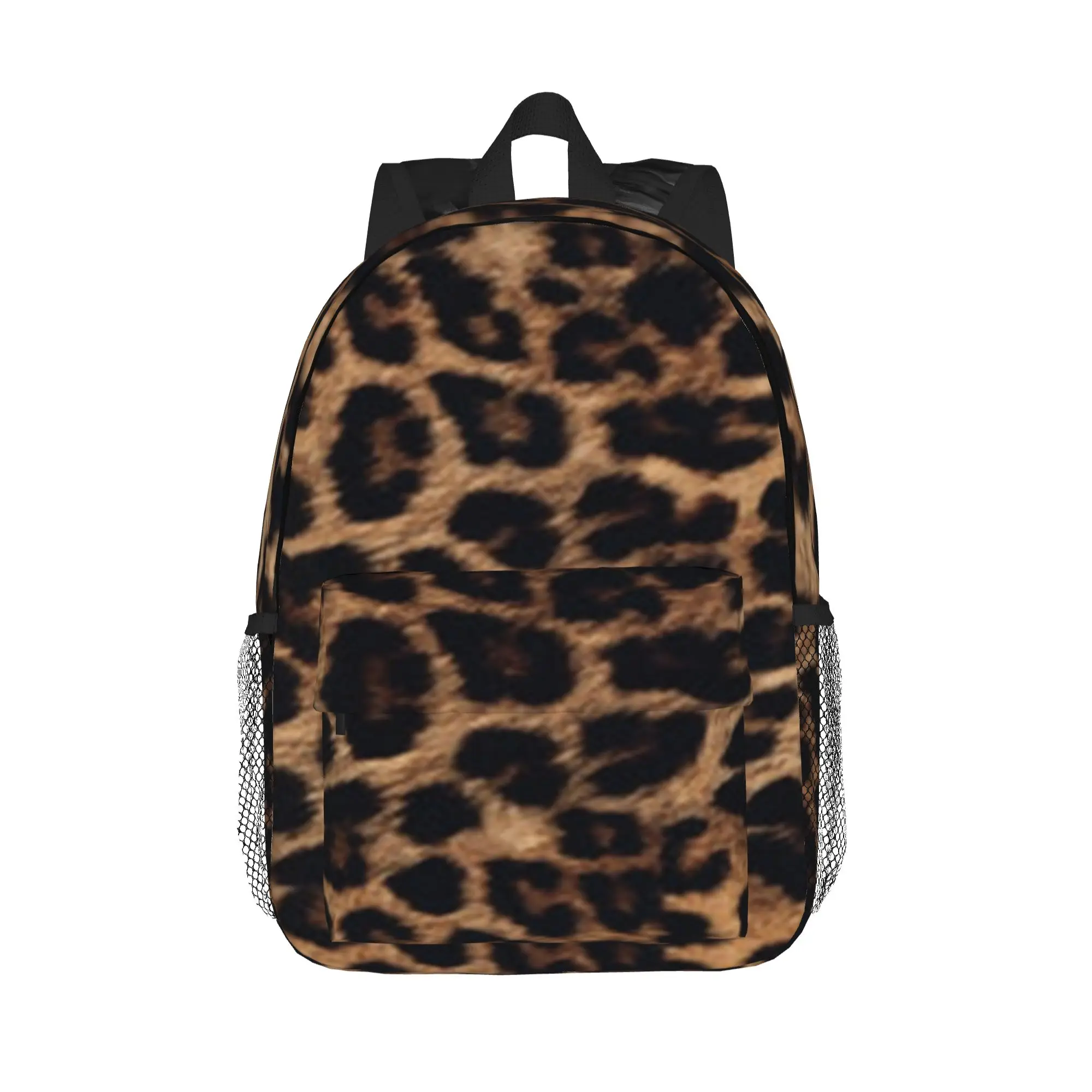 Leopard Print Backpack Hot Sale Daypack Large Capacity Boys Girls BookBag Shoulder Bags for Men Women School Bag