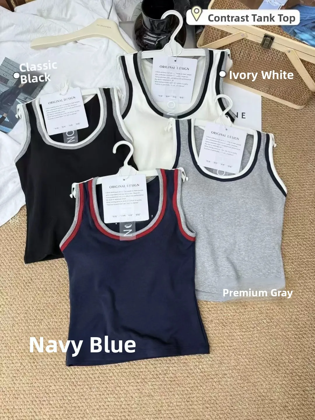 Women's Slim Fit Tank Top 95% Cotton Sleeveless Vest Spring Summer New Style plus Size Innerwear Outerwear Casual Wear