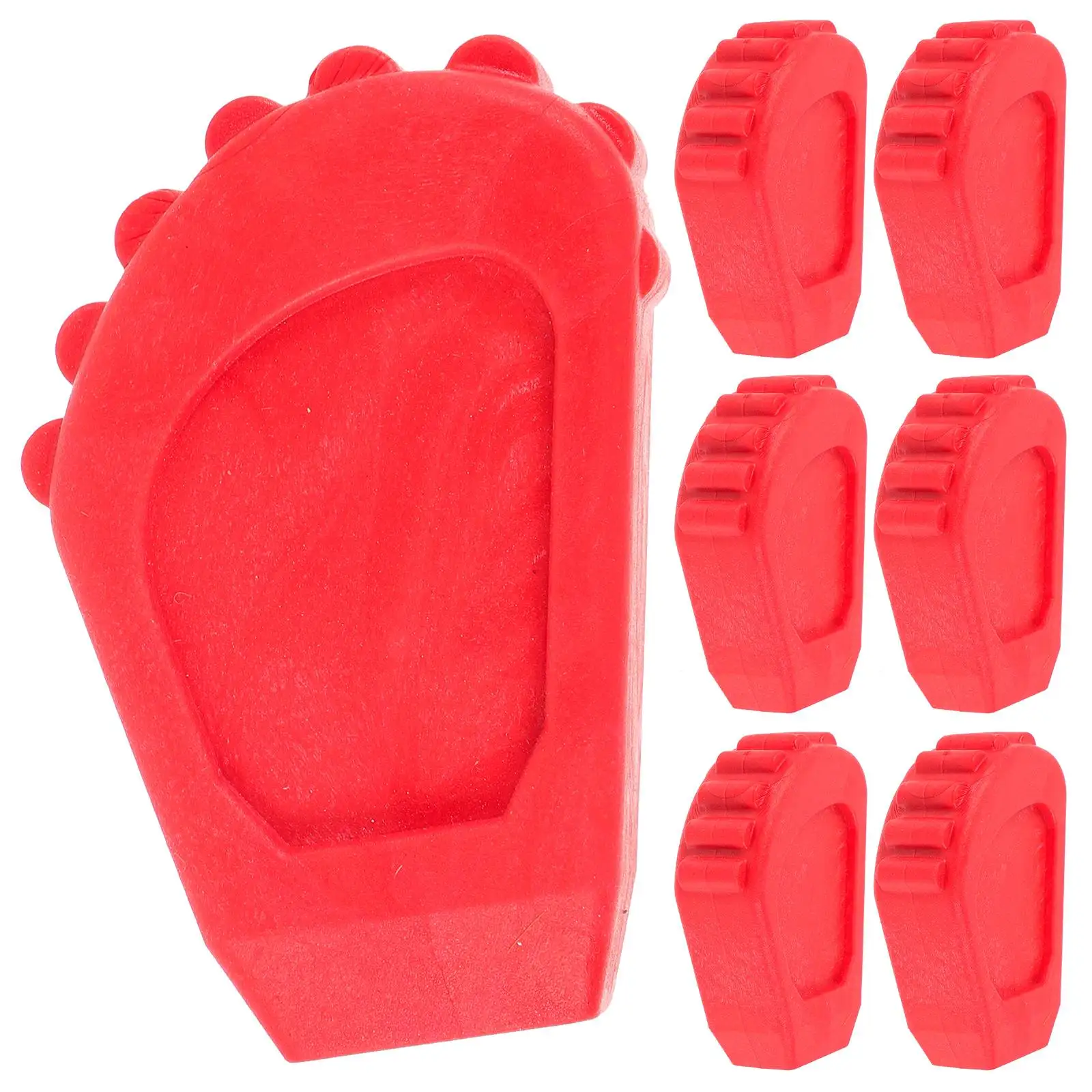 

6pcs Drum Rack Feet Rubber Protectors Durable Replacement Pads Drum Kit Stand Mat Practice Home Stability Friction Reduction