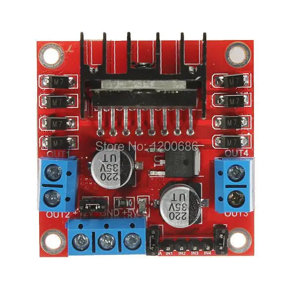 L298N for DC Stepper Motor Driver Module Controller Board Dual H Bridge for Arduino