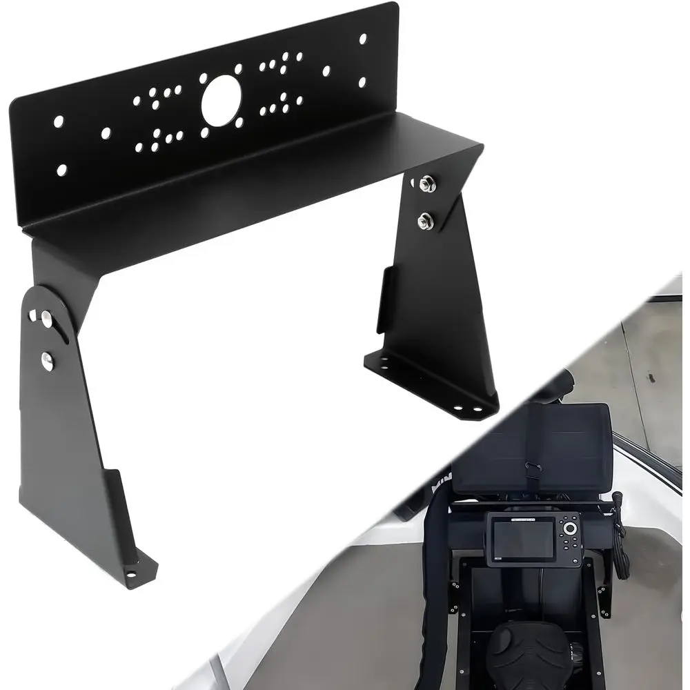 

Universal Fish Finder Graph Mount for Boat, Adjustable Bottom Angle, Deck Marine Electronic Mount, Compatible with Garmin/Lowran