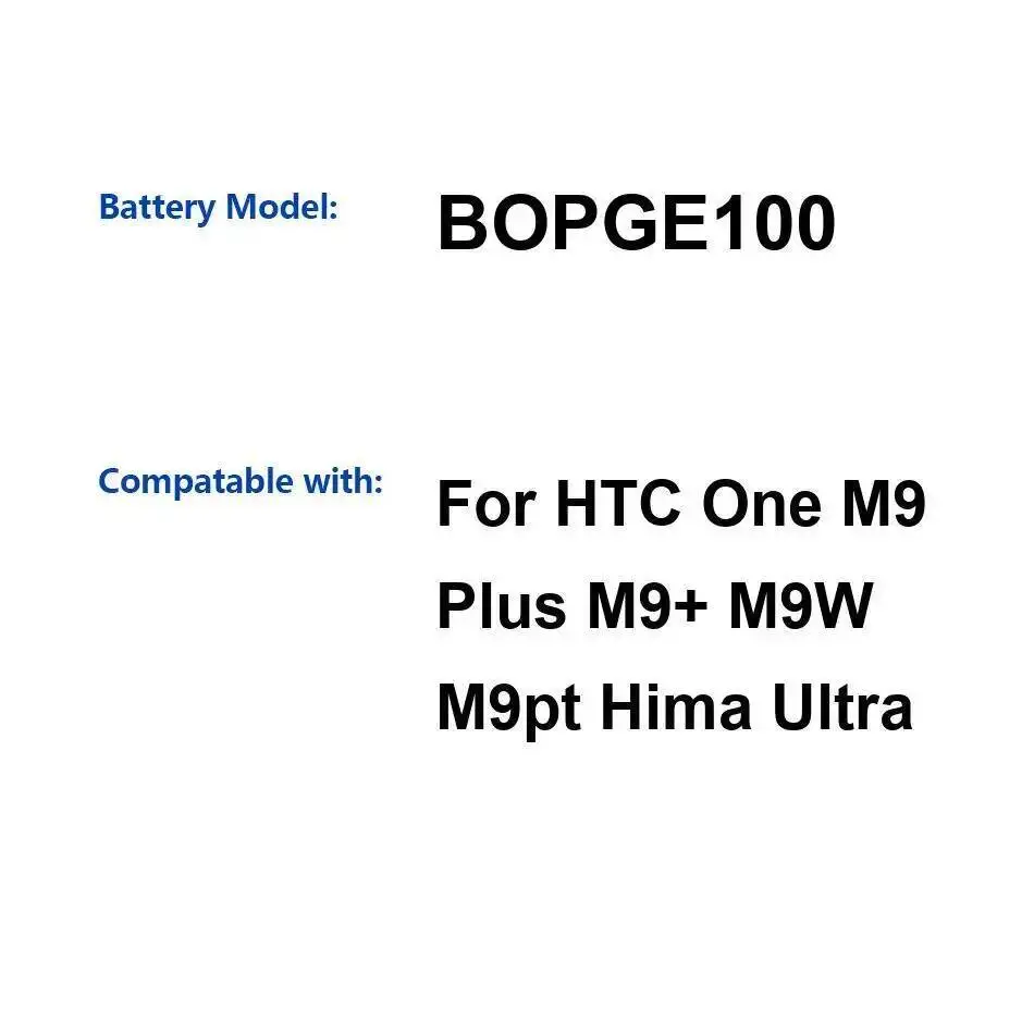 

BOPGE100 высокая емкость 2840 мАч для Htc One M9 Plus M9 + M9W M9pt Hima Ultra аккумулятор для мобильного телефона