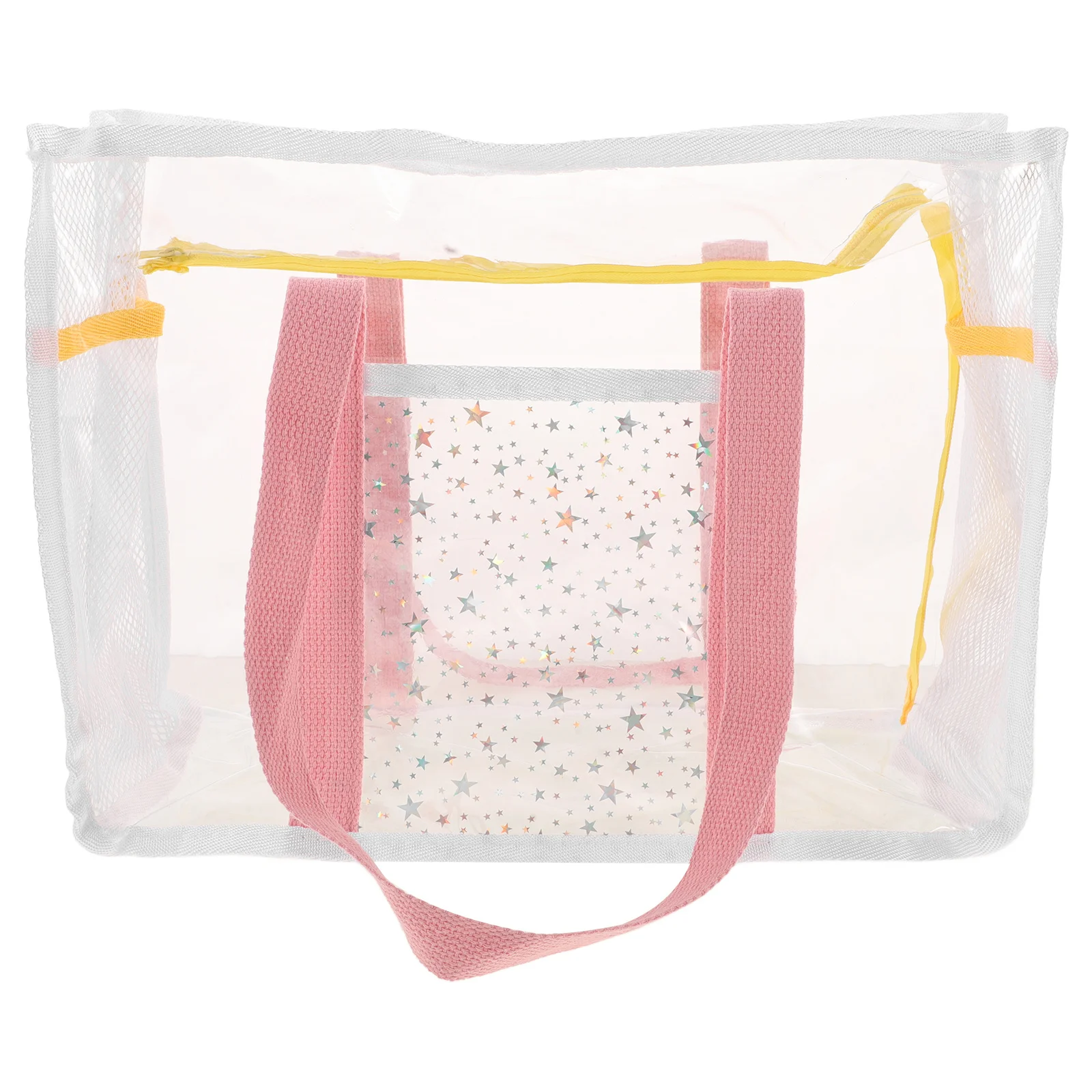 Large Capacity Waterproof Travel Bag PVC Transparent Tote for Beach Swimming Outdoor Storage Portable Clear Bag for Women