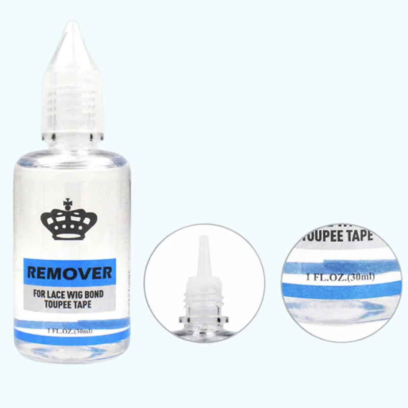 1Pcs Hair Glue Remover Yellow Adhesive Remover For Toupee 30ml Transparent Remover For Lace Wig Tape Remover For Hair Extensions image 3