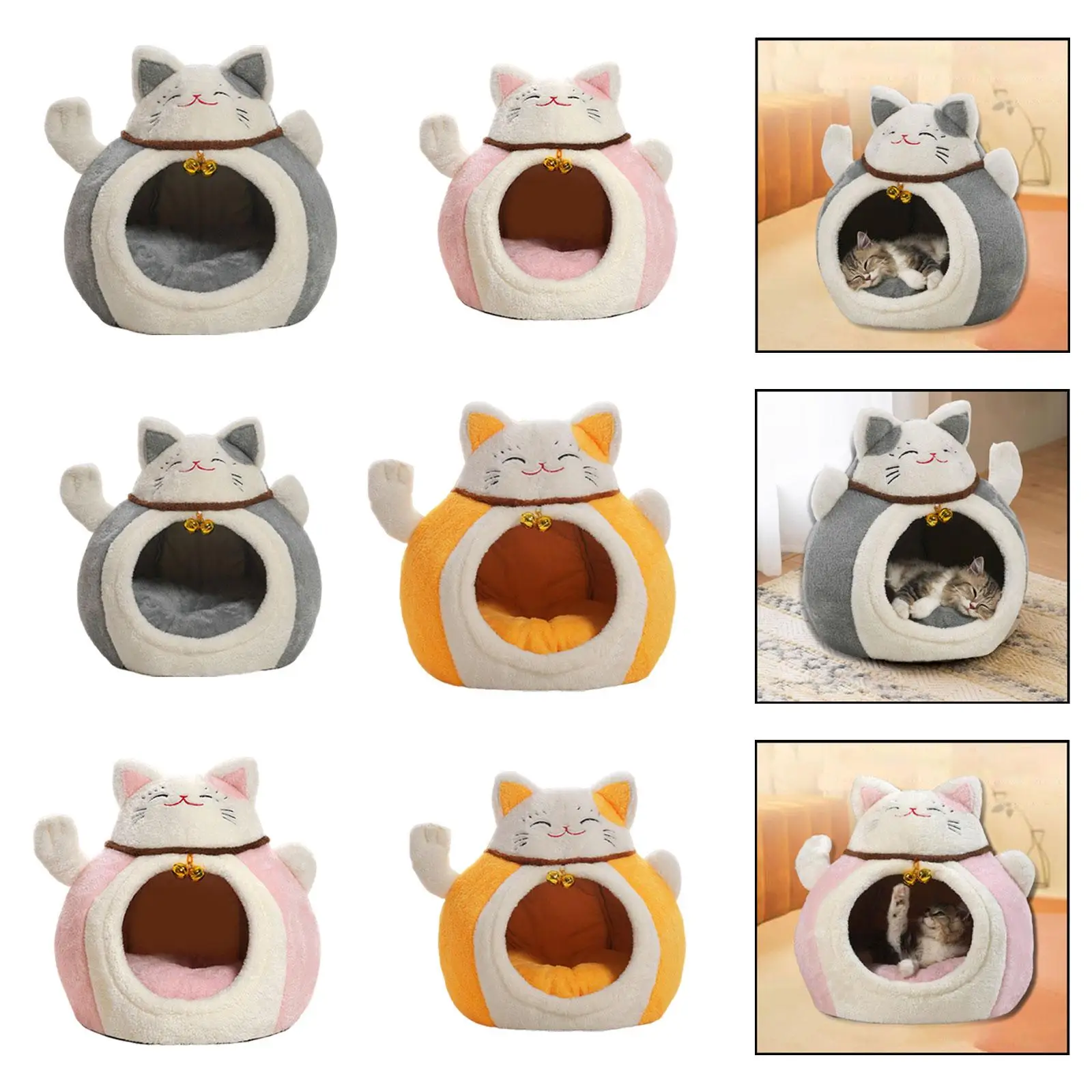 هدايا قطط البولي بروبيلين الناعمة الدافئة من بيت القطط، لوازم مريحة متعددة الأغراض