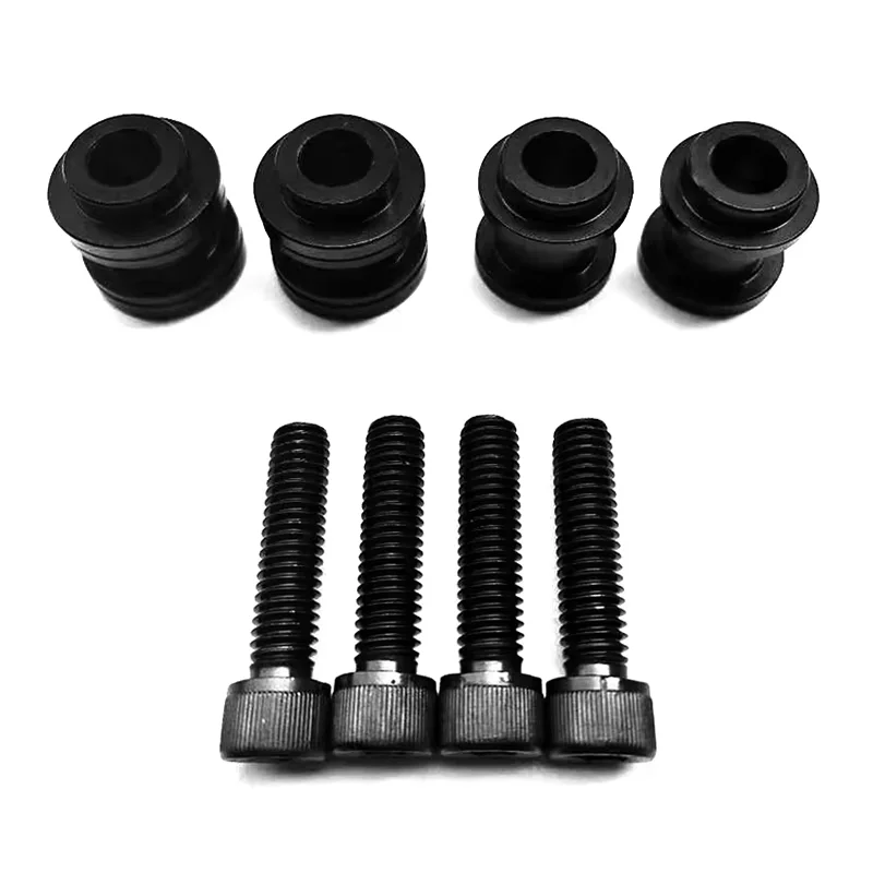 

Black Four-Point Detachable Sissybar Backrest Docking Hardware Kit for Harley Softail FLDE FLSL FXLR FXBB FLSB FXST 18+