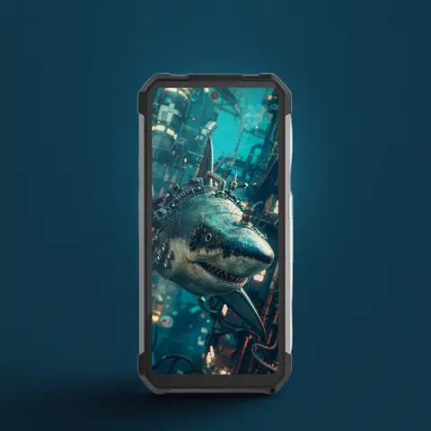 8849 SHARK 견고한 스마트폰 5G, 24GB RAM(12GB + 12GB), 256GB ROM, 15600mAh, 120Hz 화면, NFC, WiFi 6,50MP 카메라, 66W 휴대폰