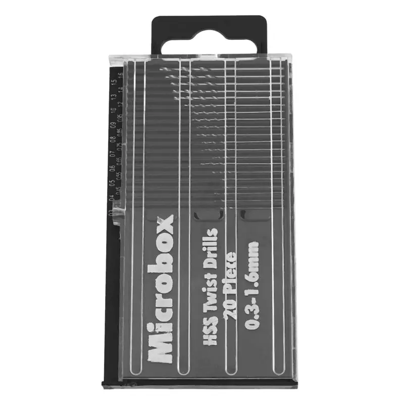 A84X-105Pcs Pin Vise Hand Spiral Drill Mini Micro-Drill Bits Set Index Semi-Automatic