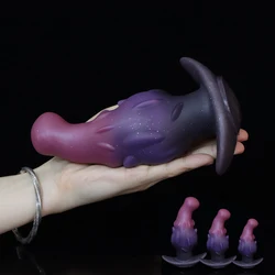 Silicone Anal Dilation Prostate Massage 3 Size Dildo Anal Plug For Wearing Huge Anal Bedas Soft Butt Plug Sex Toys for Men Women