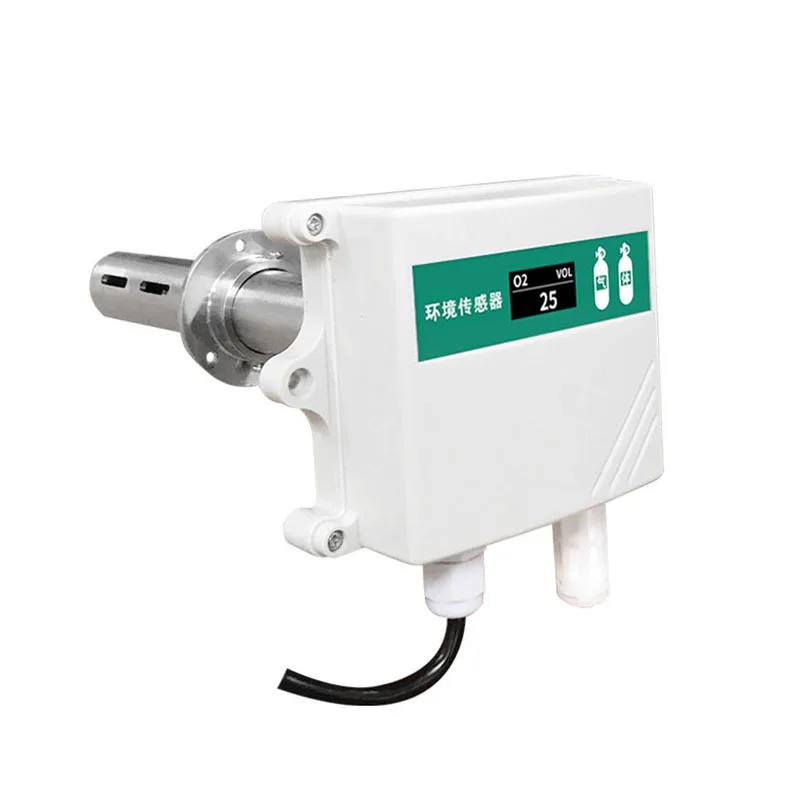 Imagem -03 - Agrícola Estufa Reprodução Sensor o2 Transmissor Detecção Oxigênio Concentração Conteúdo Qualidade do ar Sensor Industrial Grade 485