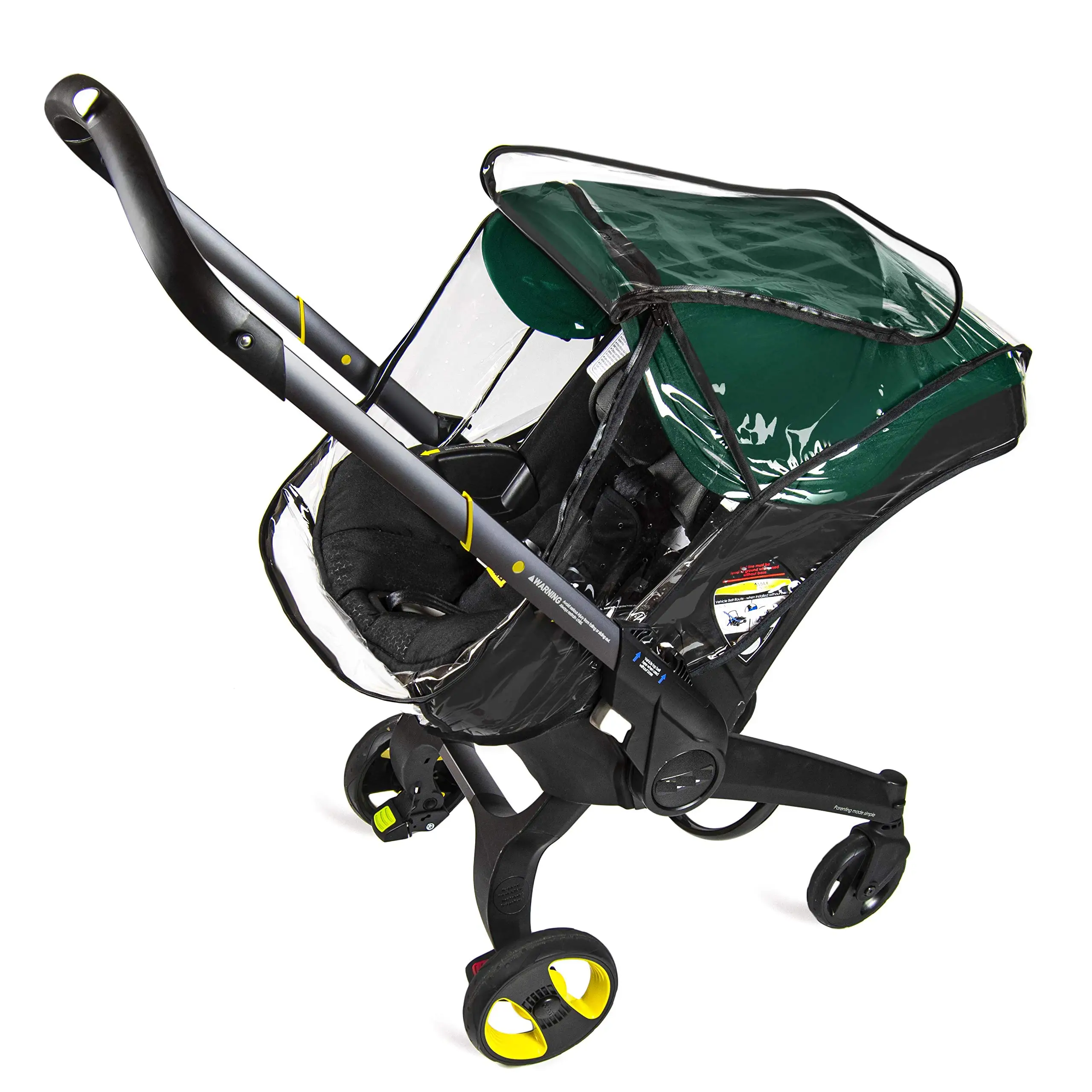 Regenschutz verdickt transparent EVA HD Vision Kinderwagen Regenmantel für doona Kinderwagen 3-in-1 Baby-Reisezubehör