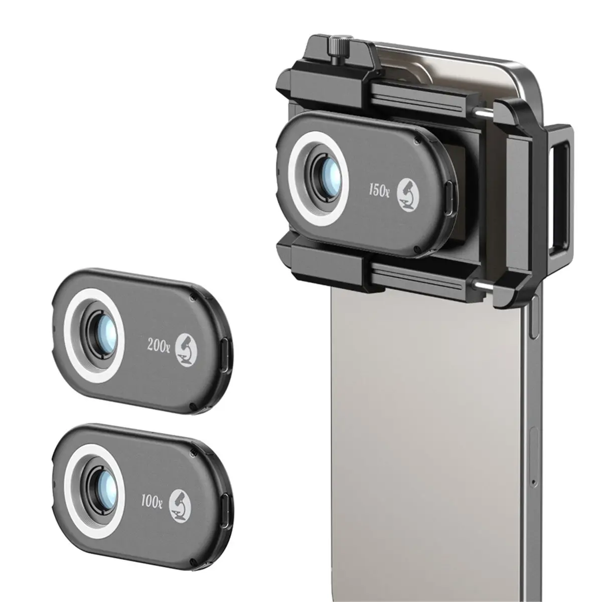 L73A NEW  Phone Microscope Lens 100X/150X/200X with LED Light for Android/for