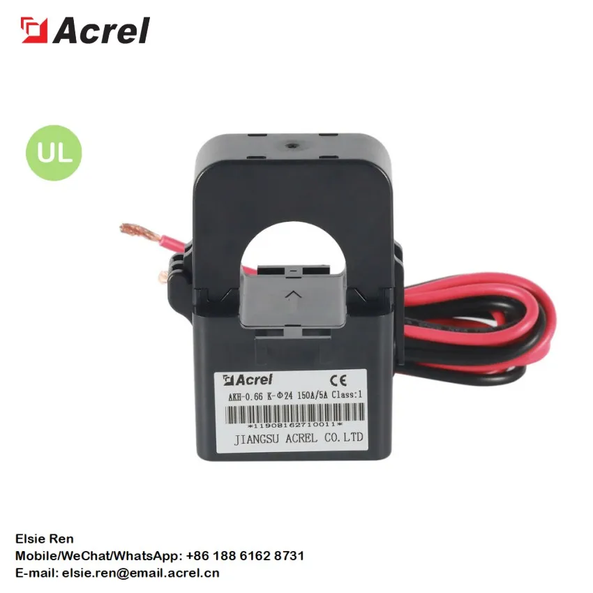 Acrel AKH-0.66-K-24 Split Core Current Transformers with UL Certificate 0.66V low voltage / open core ct