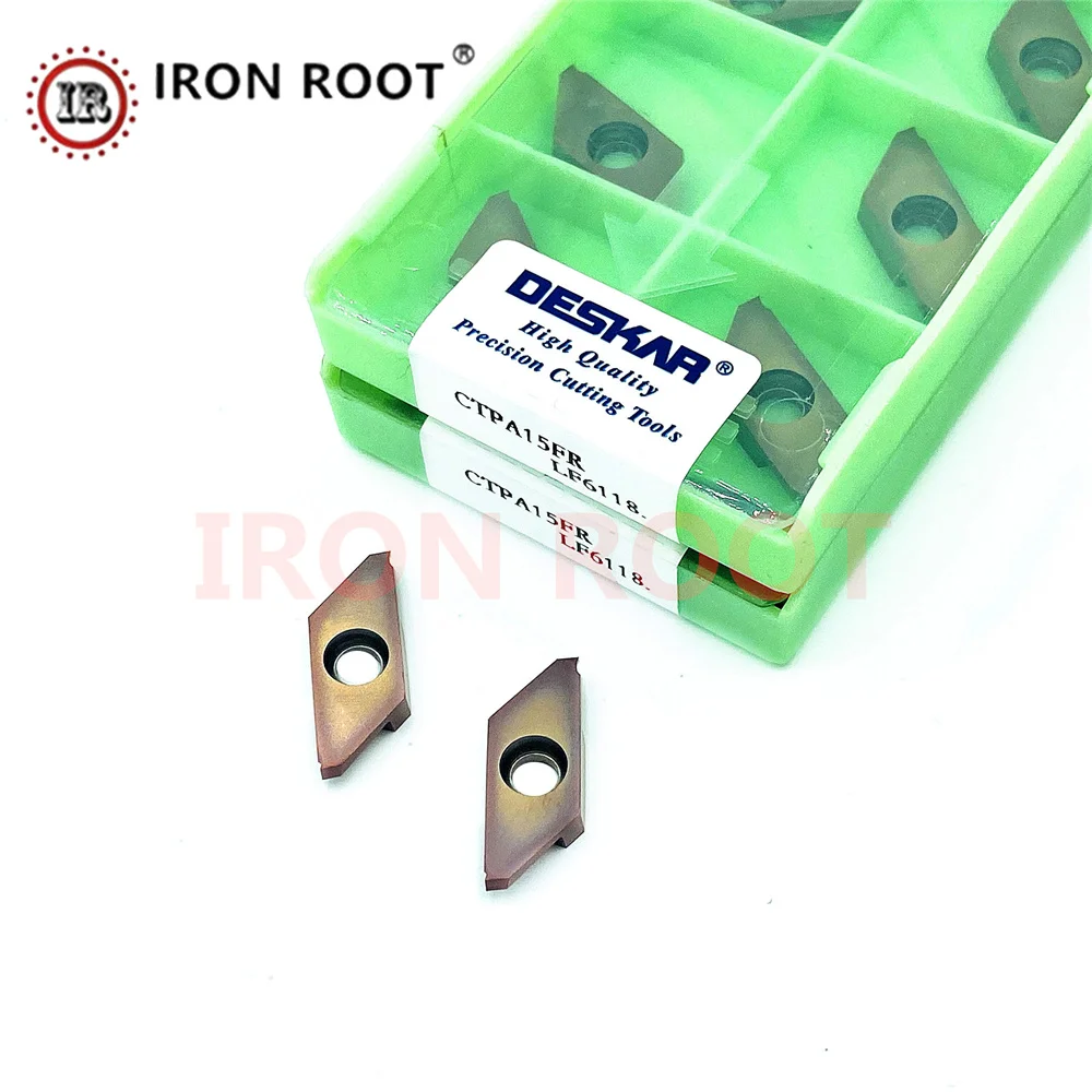 Imagem -04 - Deskar-cnc Grooving Cuttercutting Latheturning Tools para Ctpa Carbide Insert Ctpa0.7frn Ctpa10frn Ctpa15frn Lf6118