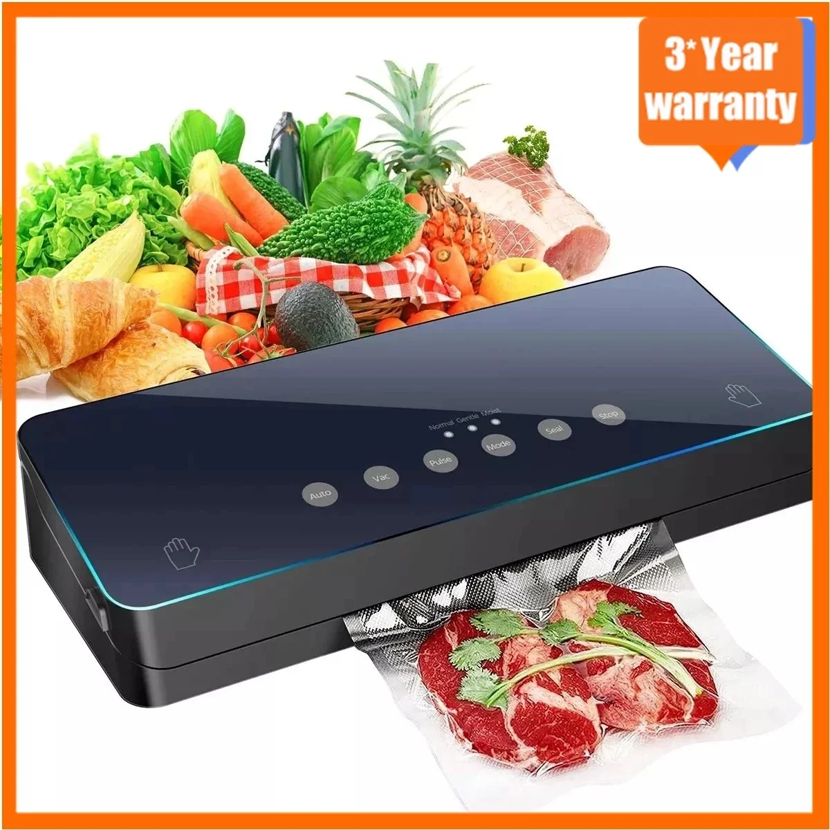 Xiaomi Best Vacuum Food Sealers Kitchen Vacuum Sealer Machine Including 10pcs Bags Household Food Saver Vacuum Packing