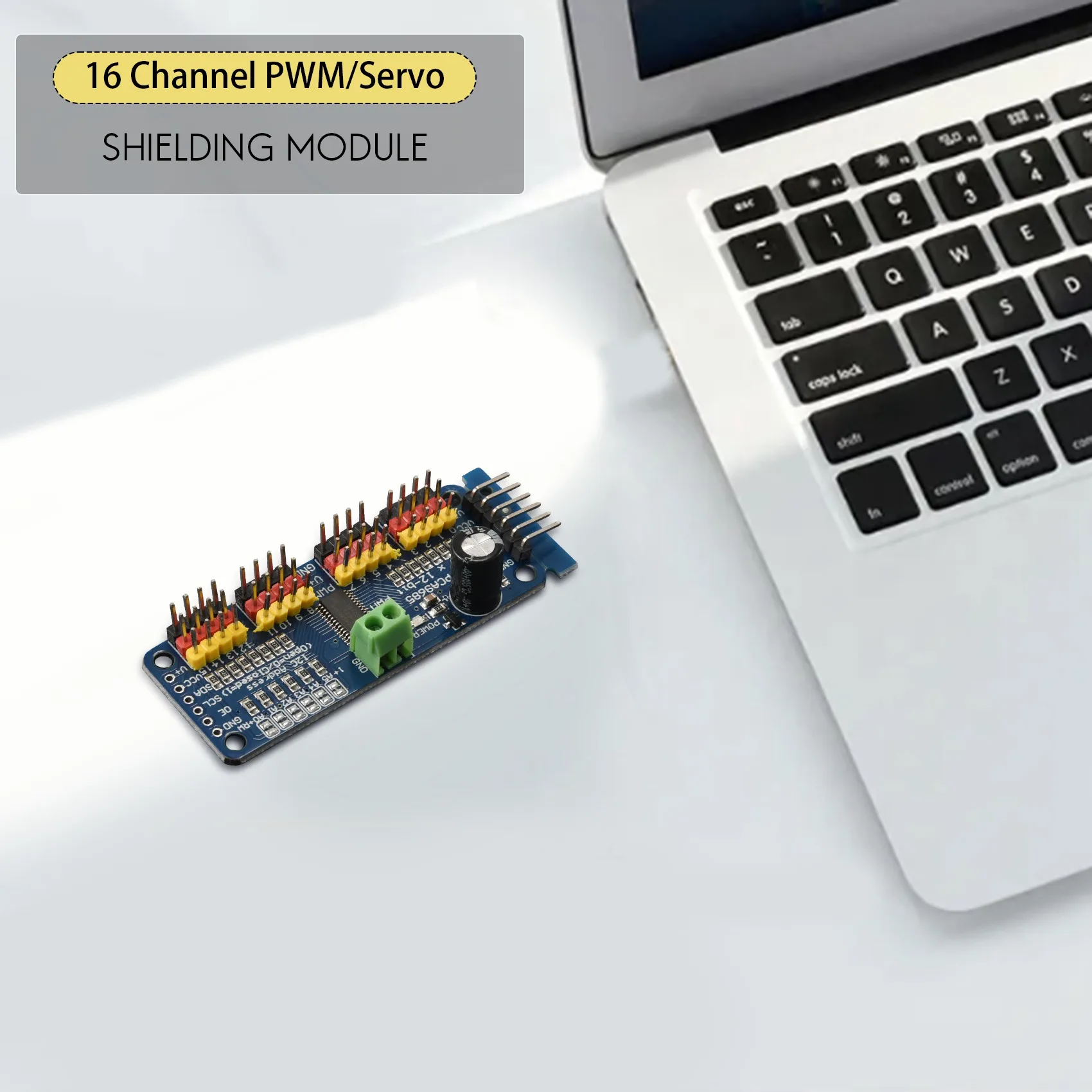 B44C 16 canales PWM/Servo controlador interfaz IIC-PCA9685 para Arduino o Raspberry Pi Shield módulo Servo Shield