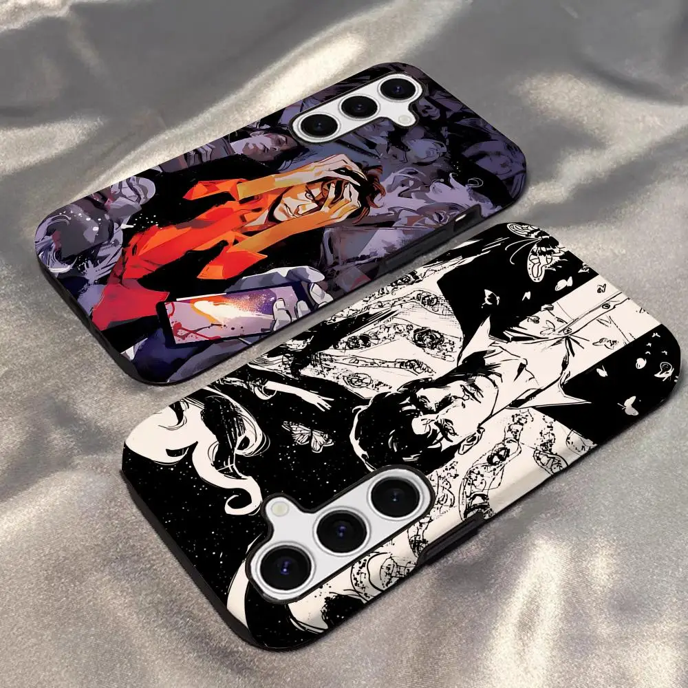 Capa de Celular Comics Dylan Dog para Samsung S25 S24 S23 S22 S21 Plus Ultra A56 A36 A26 A16 Capa Rígida HD Brilhante de PC