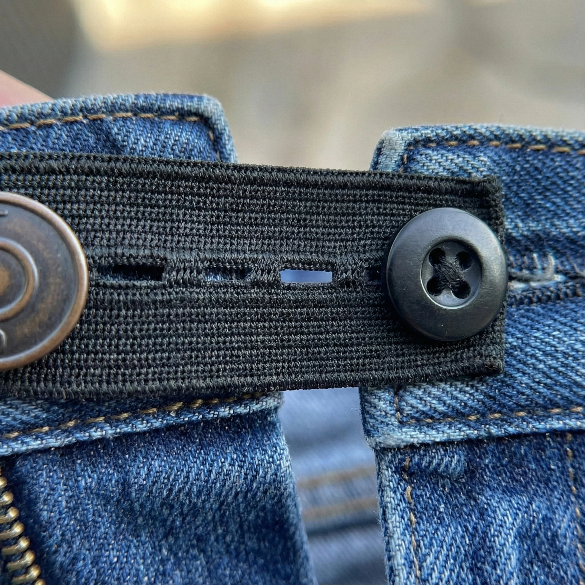 

Pant Extender Belt Unisex Waist Band Tight Trousers Jeans Skirts Maternity Button Hooks Garment DIY Sewing Supplies 5pcs