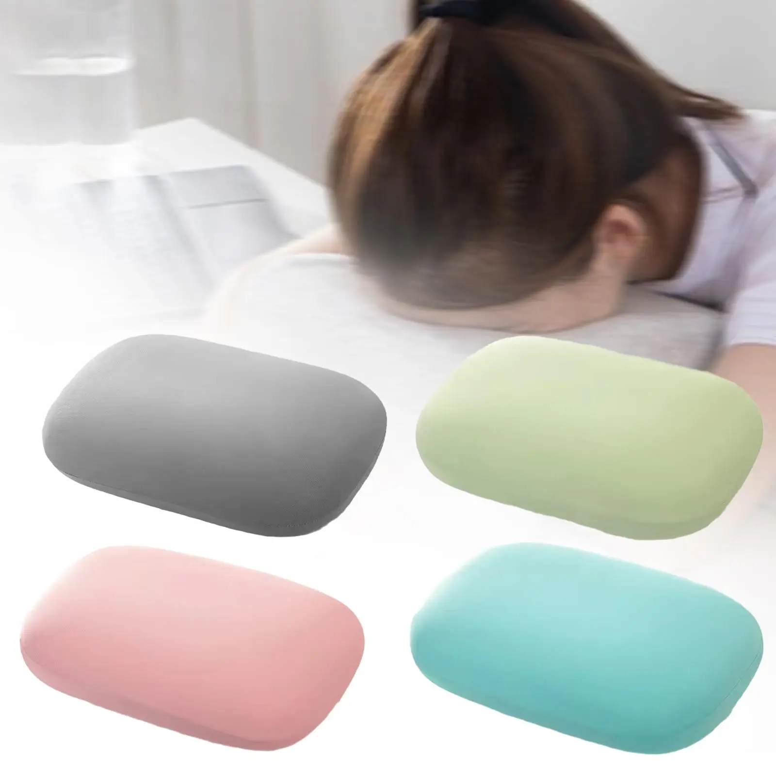 

Napping Pillow Lightweight Memory Foam Neck Pillow for Home Office Family