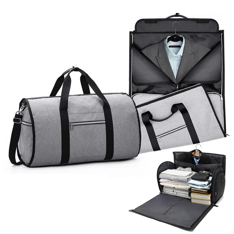 Portable Garment Bags Men Business Travel Bag For Suit Carrier Large Capacity Garment Duffle Shoulder Bags Luggage XA76M