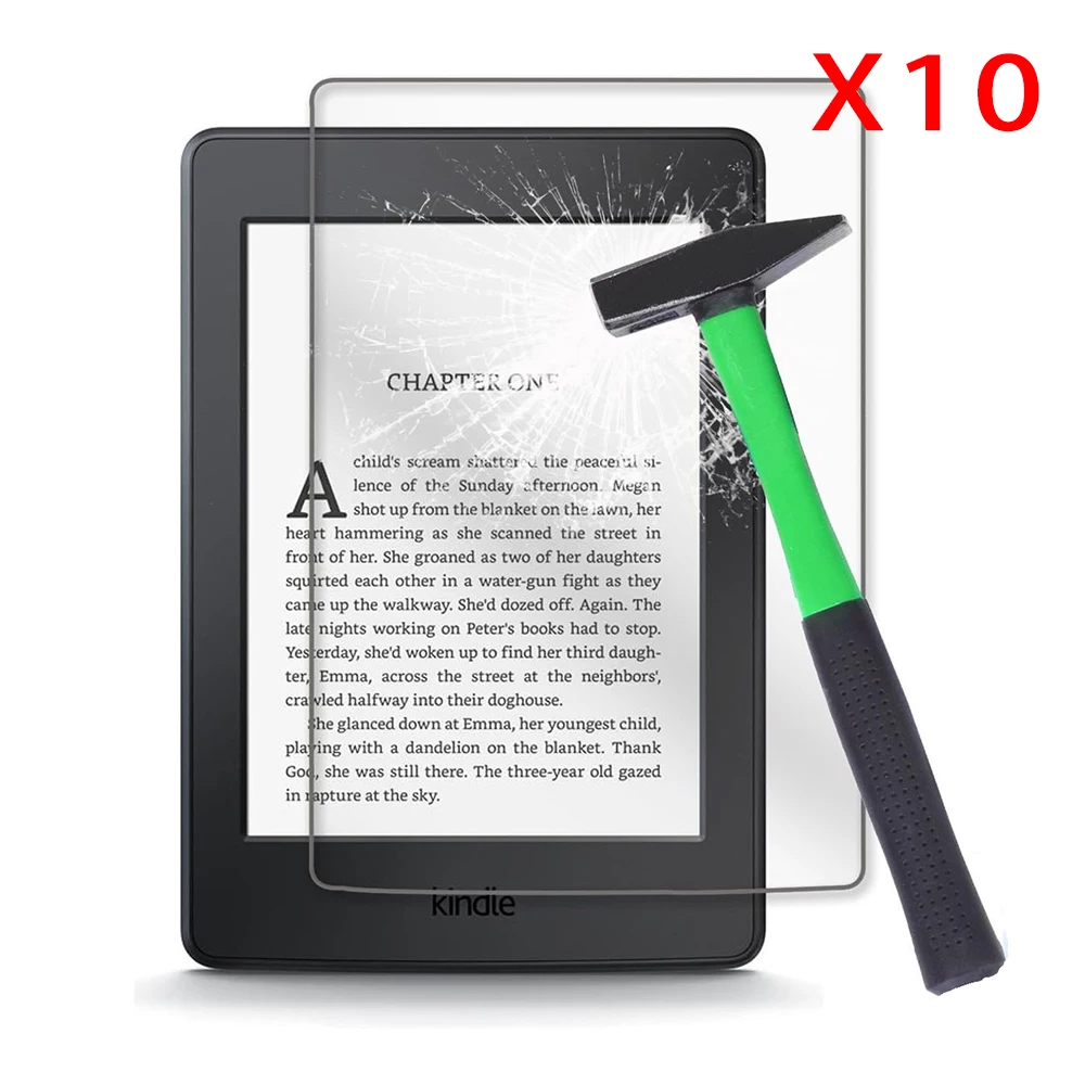 hot sale transparent tablet temepred glass for amazon kindle paperwhite 5 basic 2022 2019 hard clear anti explosion glass 10pcs