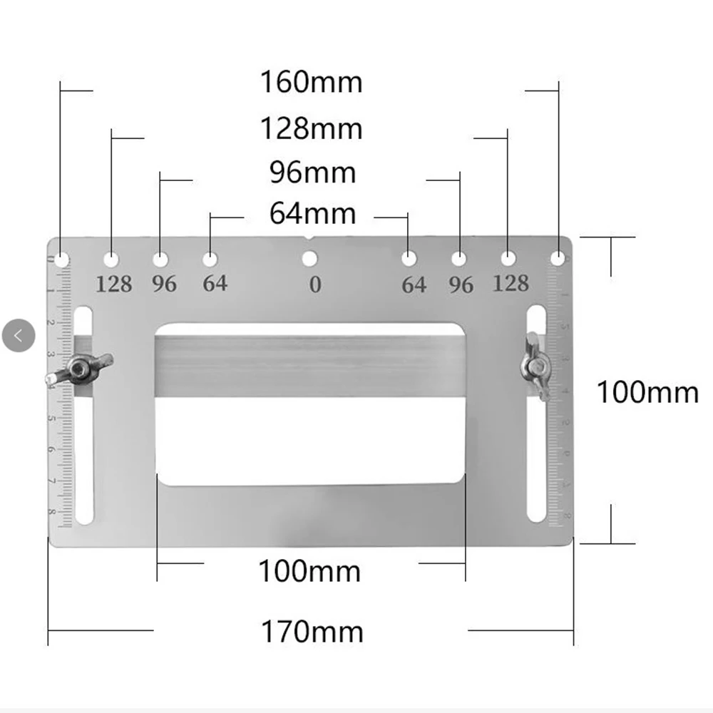 ที่จับประตูตู้ประตูจับที่ตั้งหลุมการติดตั้งจิ๊กและชั้นวางขาจิ๊กเจาะรูน่าเบื่อคู่มือเครื่องมืองานไม้