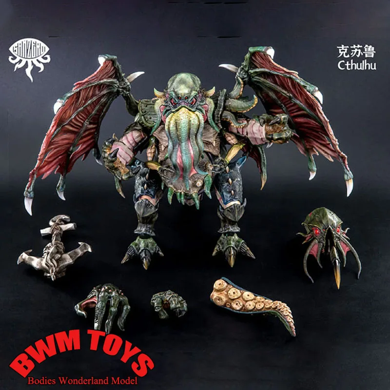 In Stock STARARC TOYS 1/12 Scale Collectible 28cm Movable SAN ZERO Great Cthulhu Demon Monster Model Action Figure Model Doll