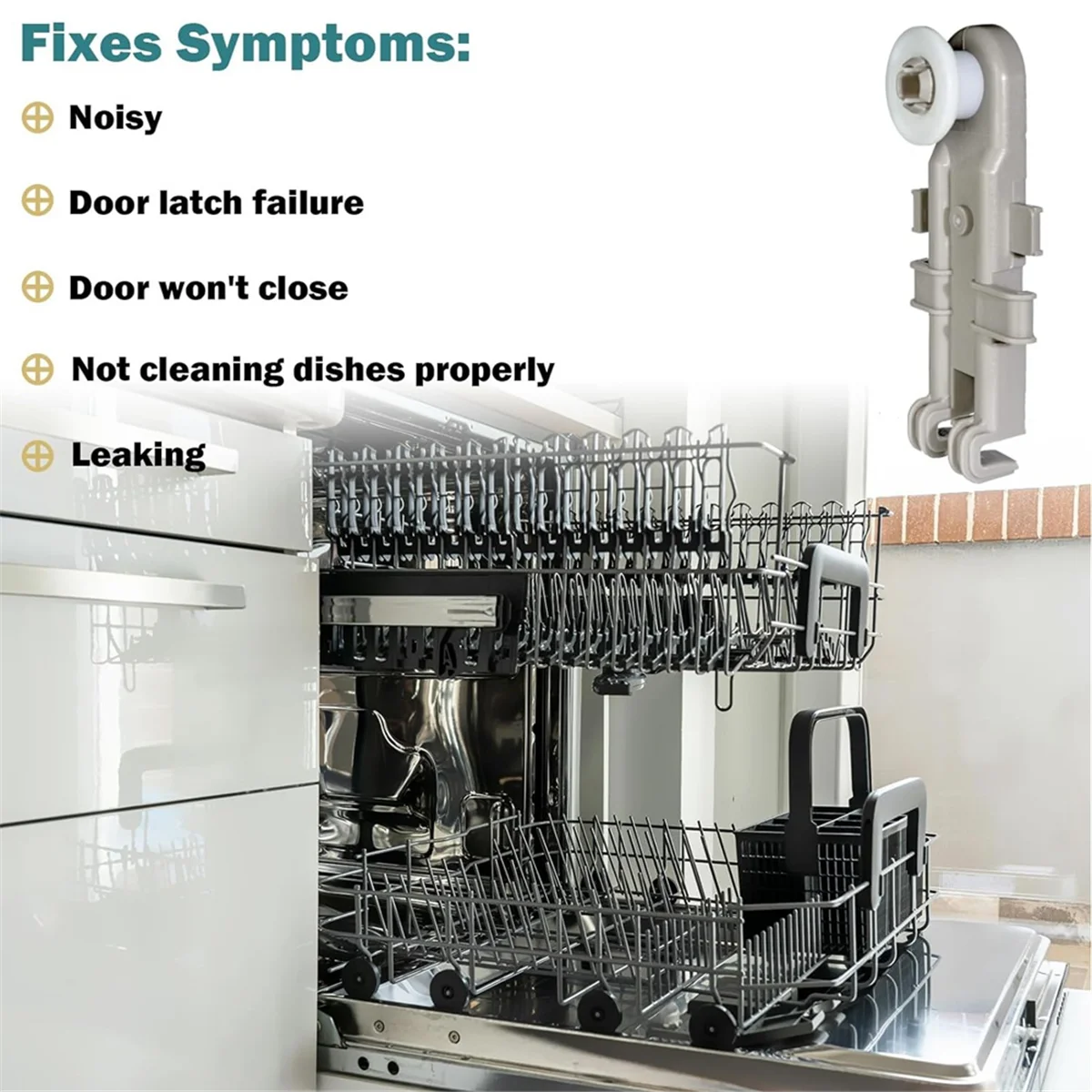 8268743   Замена колеса верхней стойки посудомоечной машины для деталей верхней стойки посудомоечной машины WP 8268655