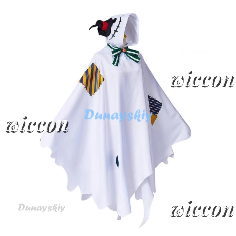 Disfraz de My Anime Hero Academia Midoriya Boku no Izuku, disfraz de Halloween, capa con capucha fantasma, zapatos, conjunto de peluca