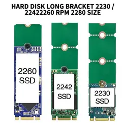 NGFF-tarjeta adaptadora M.2 SSD 2242 a 2280, 2230 a 2280, adaptador de tarjeta de transferencia, placa de expansión en Rack, tarjeta elevadora, tarjeta de conversión