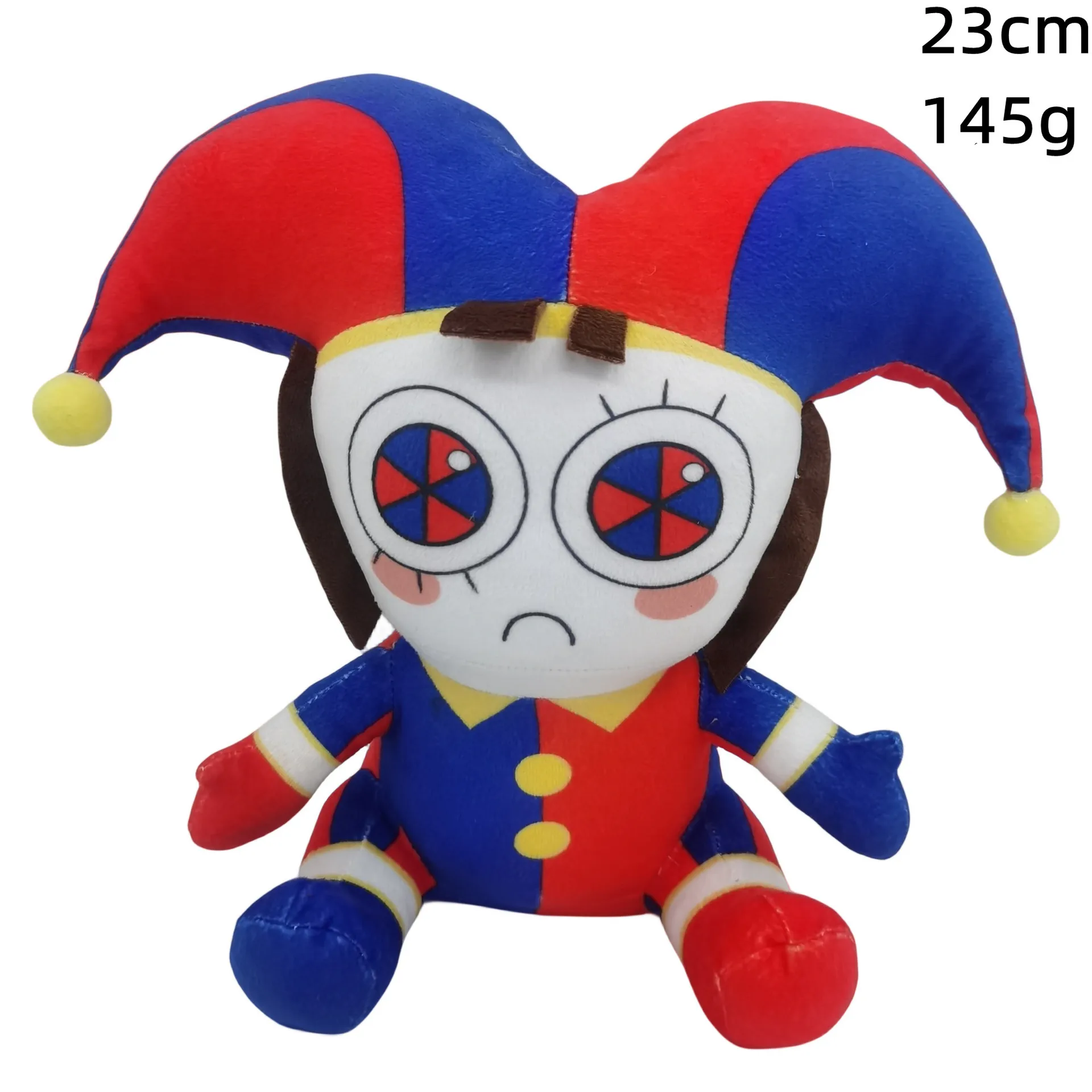 Cartoon The Amazing Digital Circus Plush Toy Clown Pomni Jax Stuffed Doll Animation Circus Theater Soft Toys Kids New Year Gifts