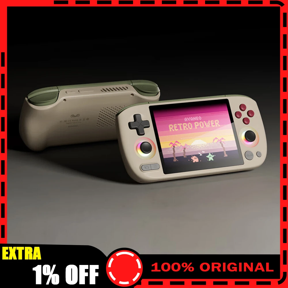 AYANEO Pocket AIR Mini Game Console 4.2Inch 1280*960 LCD Screen 4500mAh Hall-Effect Joystick/Trigger Android Handheld Consoles