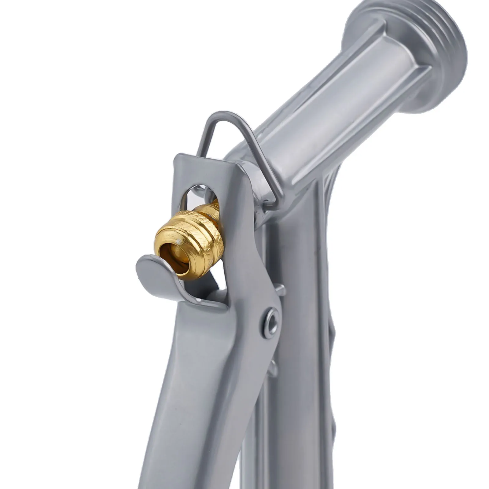 High Pressure Water Nozzle for Garden Hose with Pistol Grip Trigger and Rotating Spray for Customizable Flow Patterns