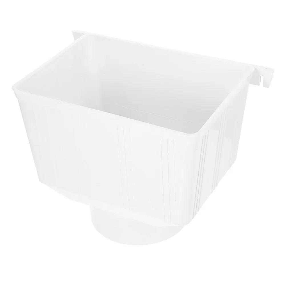 

Plastic Roof Rainwater Diverter Gutter Downspout Connector Funnel Shaped Water Collector Easy Installation Outdoor Gutter Parts