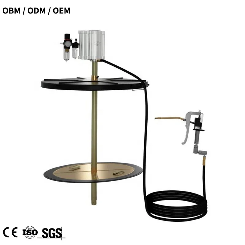 

Grease Pump Kit Air-operated High Pressure Lubrication Grease Oil Injector Bucket Pump Pneumatic Pump Grease Dispenser Kit
