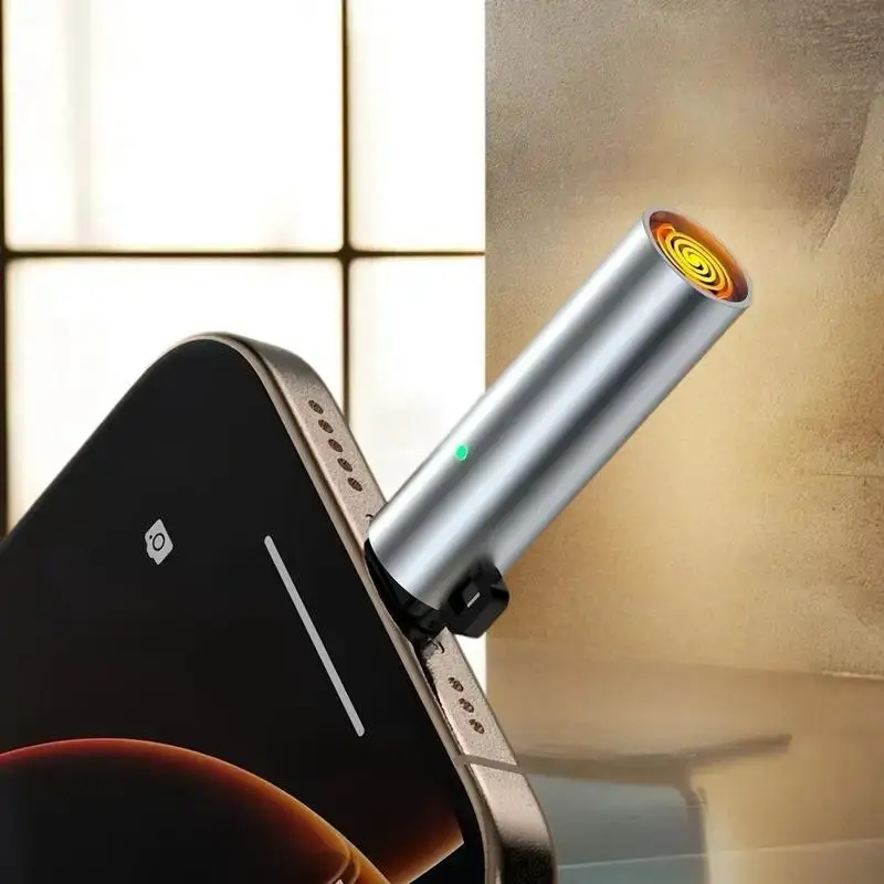 ولاعة محمولة موفرة للطاقة، إلكترونية صغيرة من النوع C، مثالية للاستخدام الخارجي، مقاومة للرياح #5